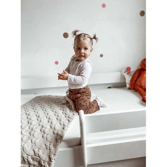 Children's Bed with Guardrail Ourbaby - White