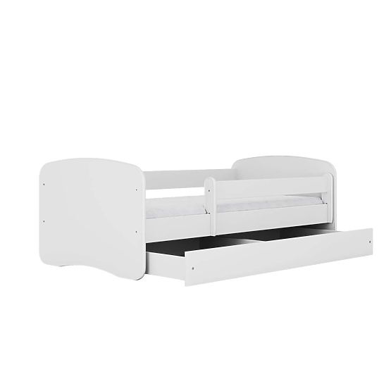 Children's Bed with Guardrail Ourbaby - White