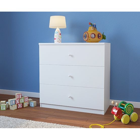 Ourbaby children's chest of drawers - white