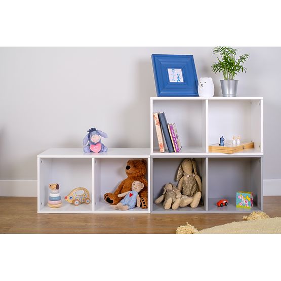 Ourbaby - Children's Shelving System 3-in-1 - White-Grey