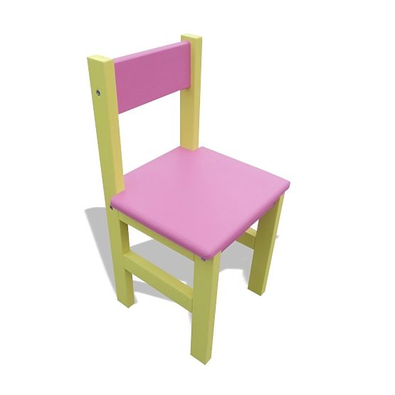 Ourbaby children's table with chairs - colorful