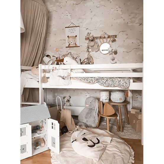 Children's Loft Bed Ourbaby Modo - White