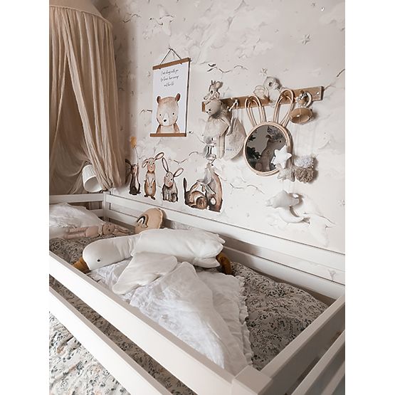 Children's Loft Bed Ourbaby Modo - White