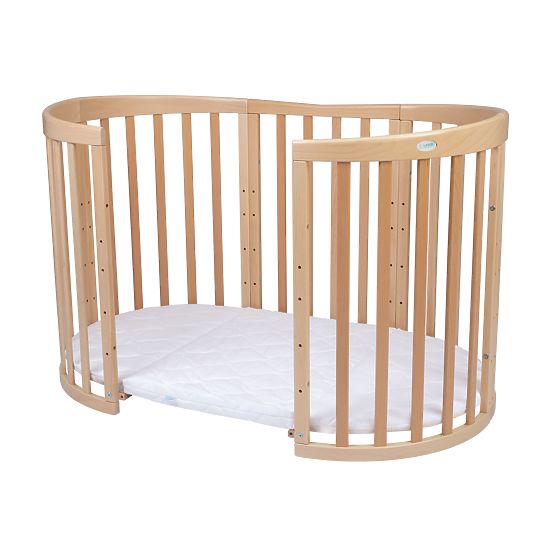 Oval Growing Crib Ruby 7-in-1 - Natural