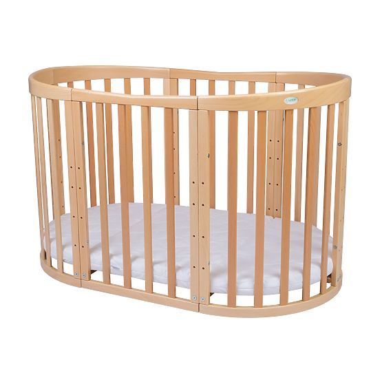 Oval Growing Crib Ruby 7-in-1 - Natural
