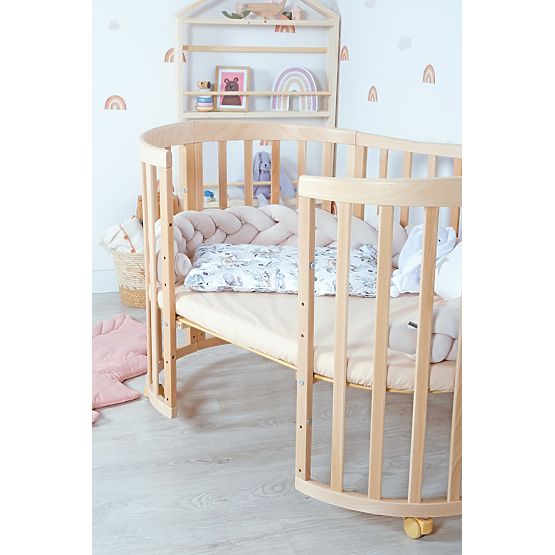 Oval Growing Crib Ruby 7-in-1 - Natural