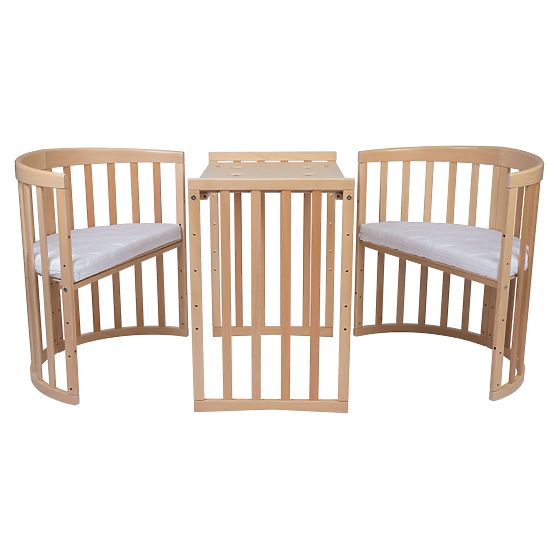 Oval growing bed Ruby 7 in 1 PLUS - natural