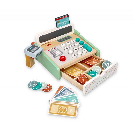 Pastel Cash Register - Wooden Toy