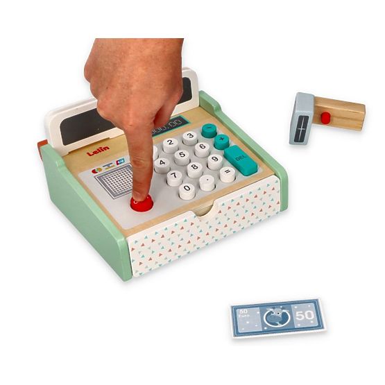 Pastel Cash Register - Wooden Toy