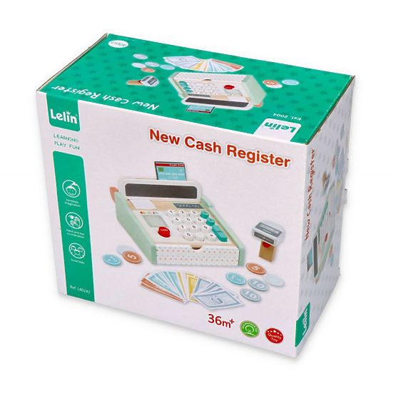 Pastel Cash Register - Wooden Toy