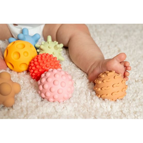 PASTEL Sensory Balls Tullo - 8 balls without holes