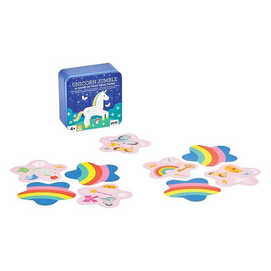 Petit Collage Card game unicorns