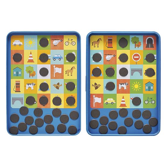 Petit Collage Magnetic Bingo Game - Damaged Metal Box