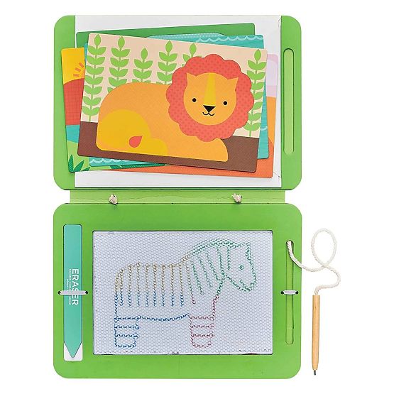 Petit Collage Magnetic drawing board wild animals