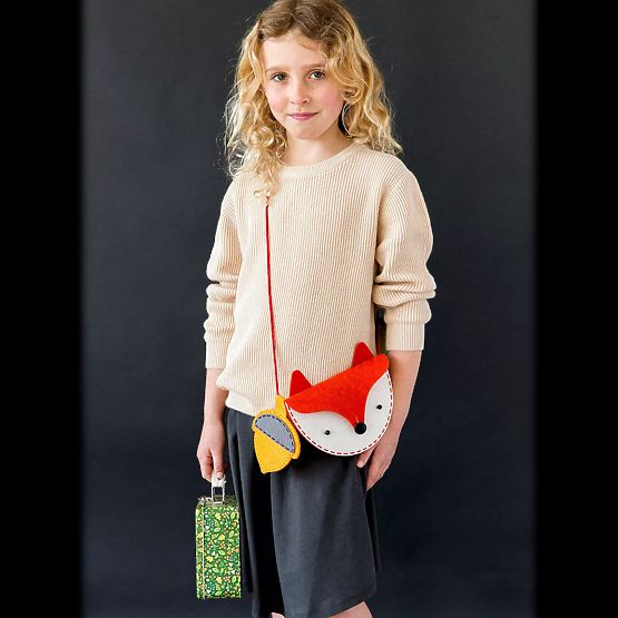 Petit Collage Sew Your Own Fox Purse