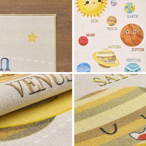 Piece children's carpet Play - Planetky