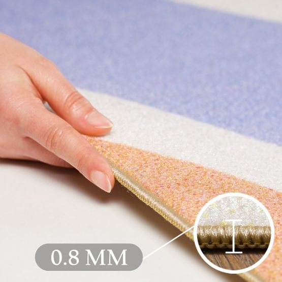 Piece children's rug Play - Rainbow sunshine