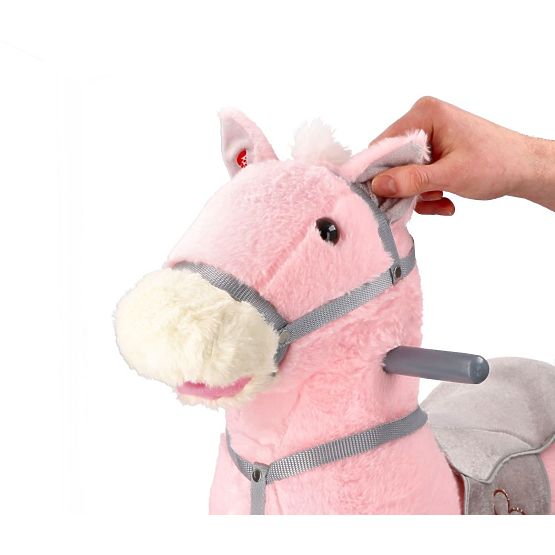 Pink Rocking Horse with Wheels