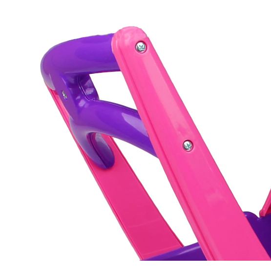 Plastic stroller for dolls