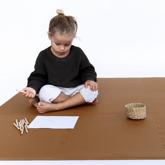 Play mat TODDLEKIND 130 x 130 cm - Camel