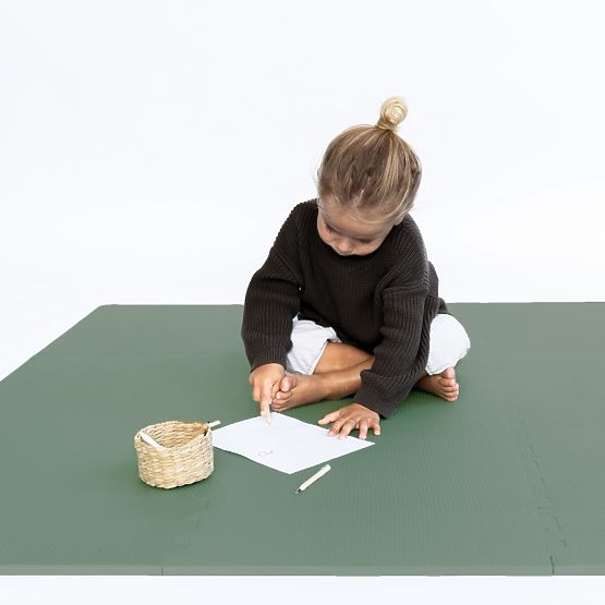 Play mat TODDLEKIND 130 x 130 cm - Moss