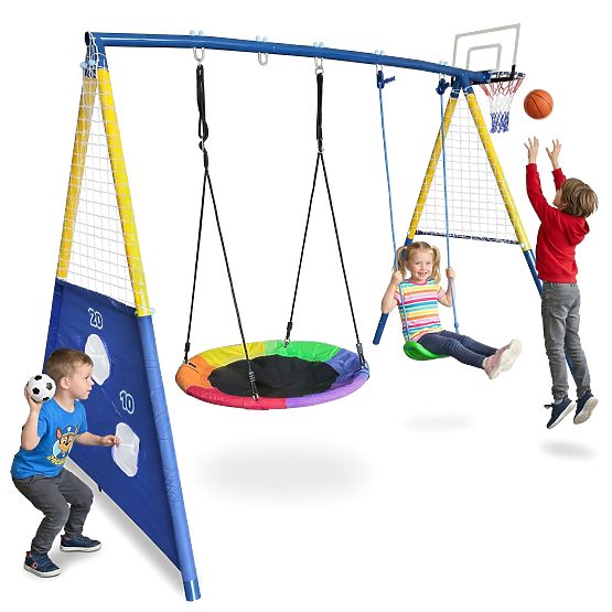 Playground AMICO 2 Swings Game Basket