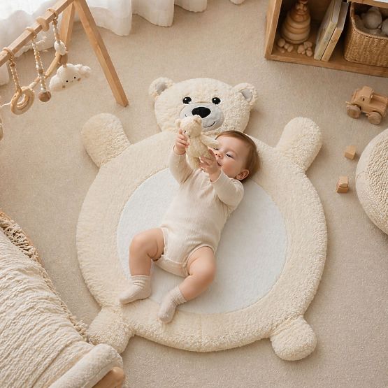 Plush Baby Mat - Teddy Bear