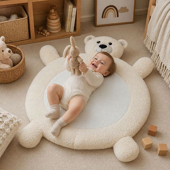 Plush Baby Mat - Teddy Bear