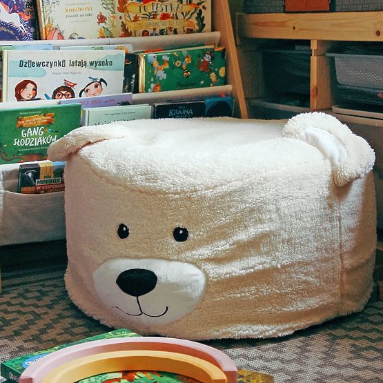 Plush Ottoman - Bear