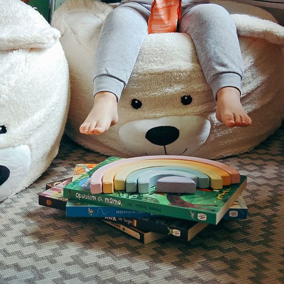 Plush Ottoman - Bear