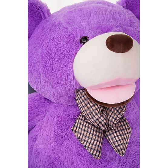 plushy Bear Gustav AMIGO Violet