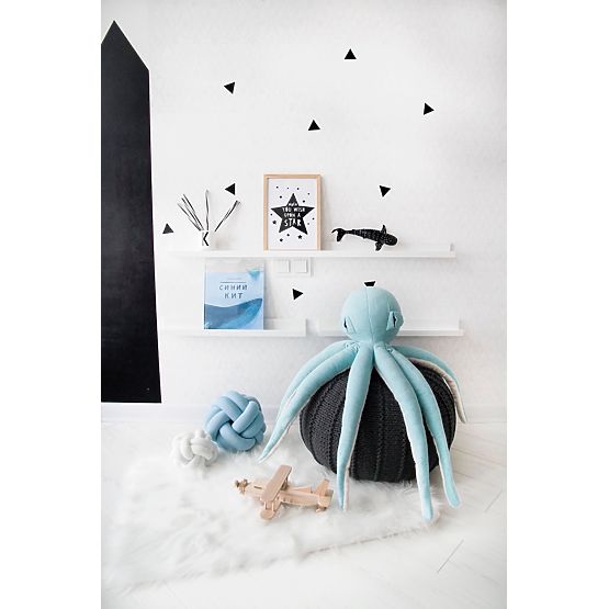 Plush squid - blue