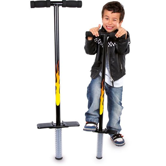 POGO Stick with Flames
