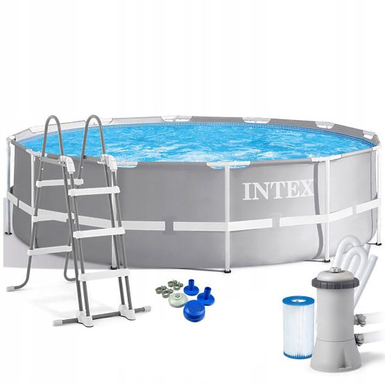 Pool INTEX 366x99 cm + pump and ladder