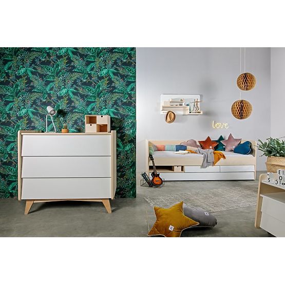 Bed with back So sixty 200 x 90 cm