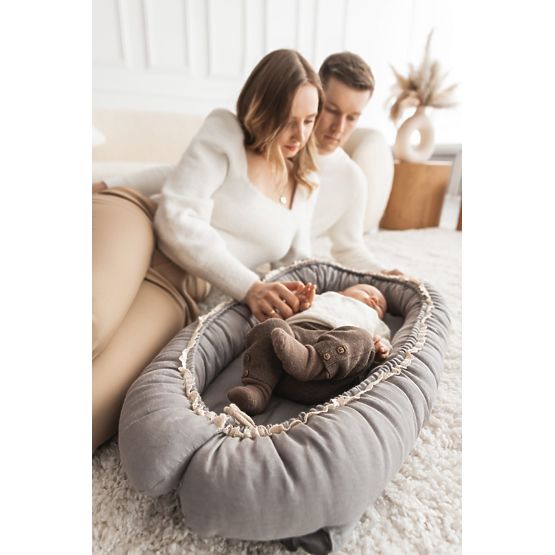 Prestige linen nest - choco