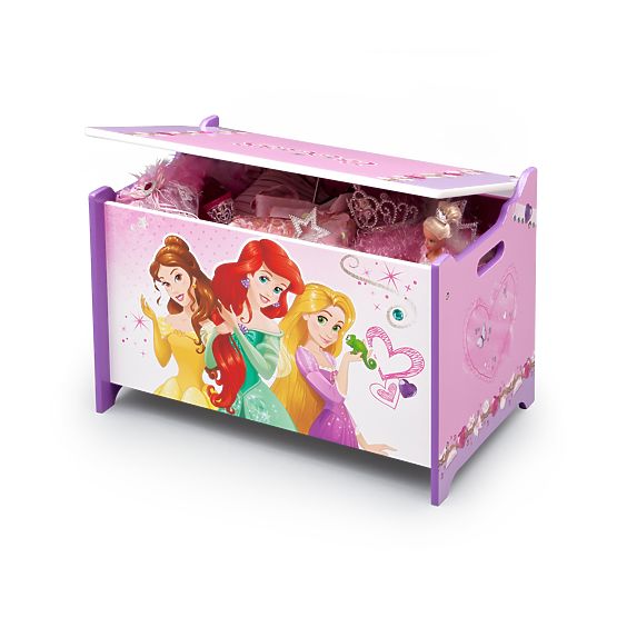 Princess I Wooden Toy Chest