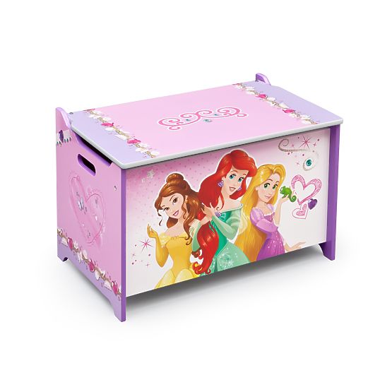 Princess I Wooden Toy Chest