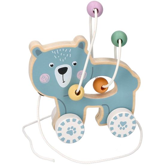 Pull-Along Bear with Motor Skills Loop
