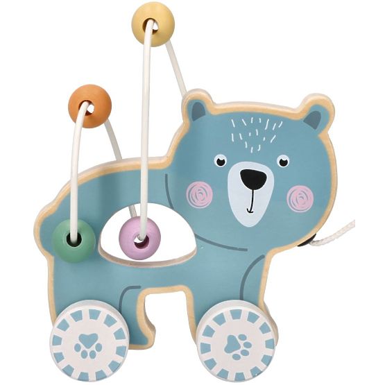 Pull-Along Bear with Motor Skills Loop
