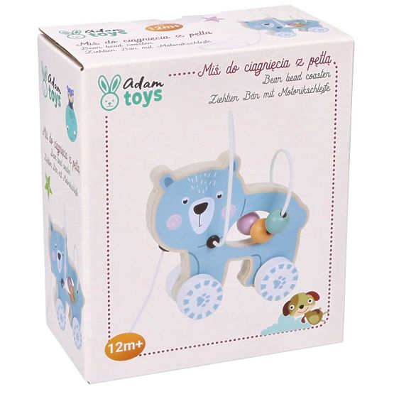 Pull-Along Bear with Motor Skills Loop