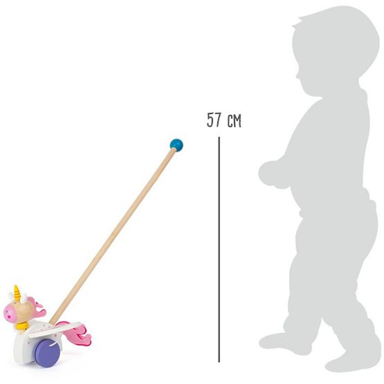 Pulling animal on a pole - Luna unicorn