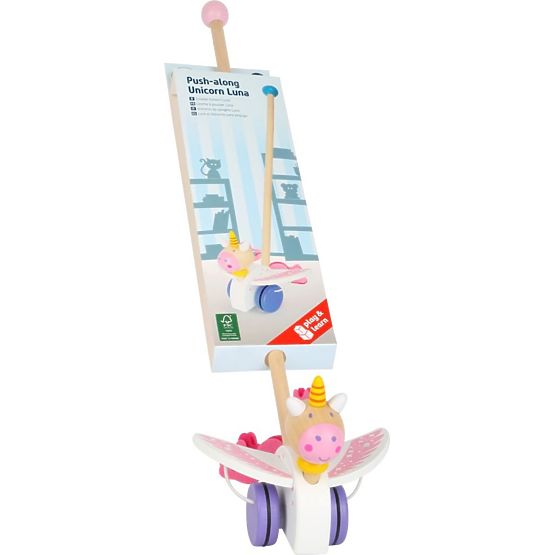 Pulling animal on a pole - Luna unicorn