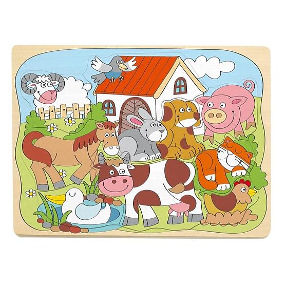 Puzzle Shapes Domestic Animals