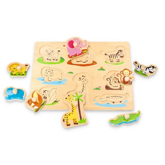 Puzzle with Handles Jungle Friends