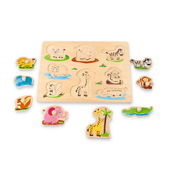 Puzzle with Handles Jungle Friends