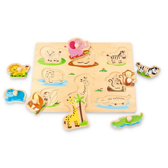 Puzzle with Handles Jungle Friends