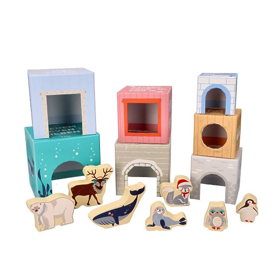 Pyramid of Cups Arctic Animals