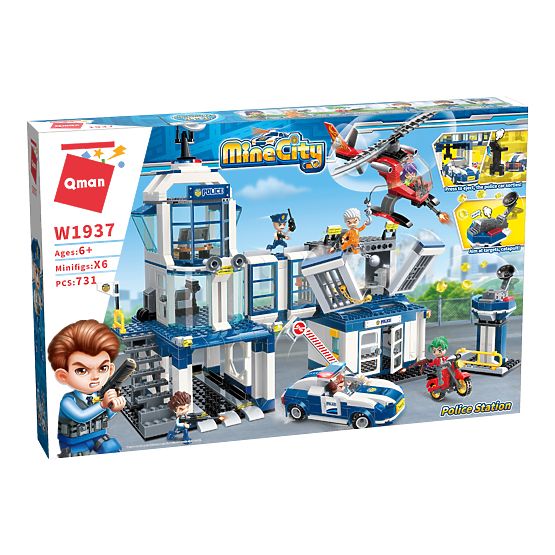 Qman MineCity W1937 - Police Station