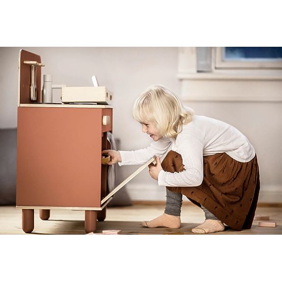 Rødie kitchen - red